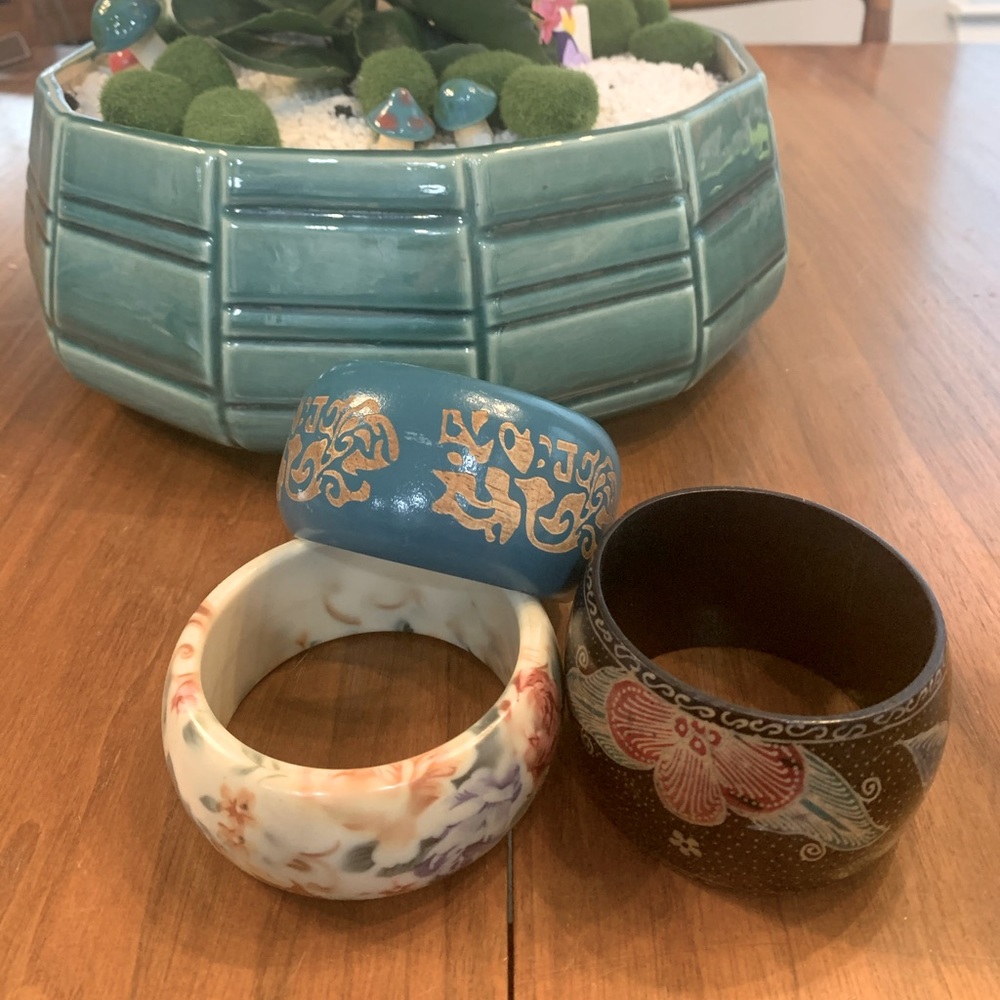 Trio of Chunky Bracelets